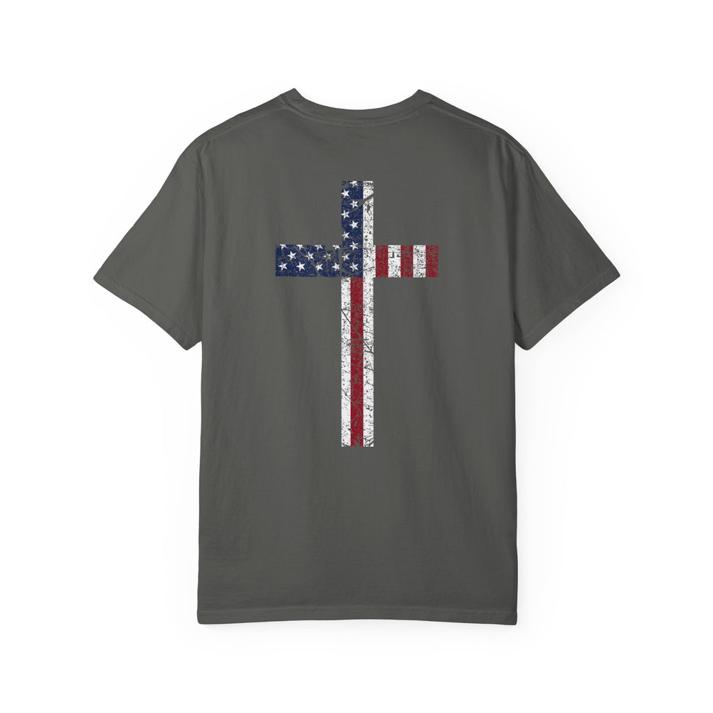 American Flag Cross Tee