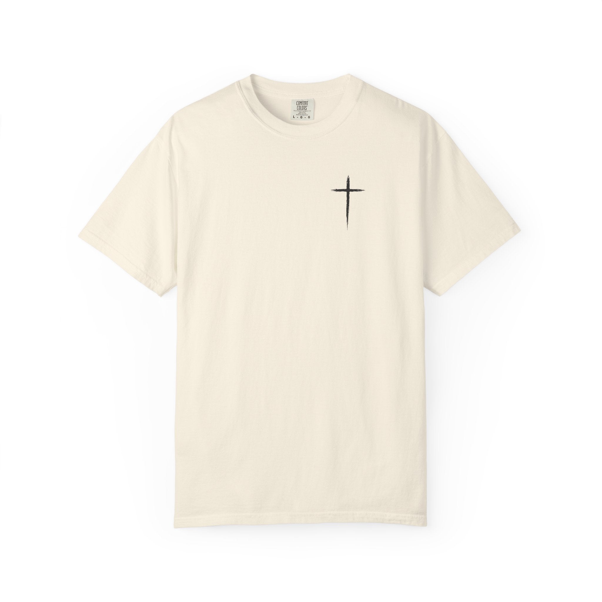 Distressed Cross Tee