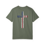 American Flag Cross Tee