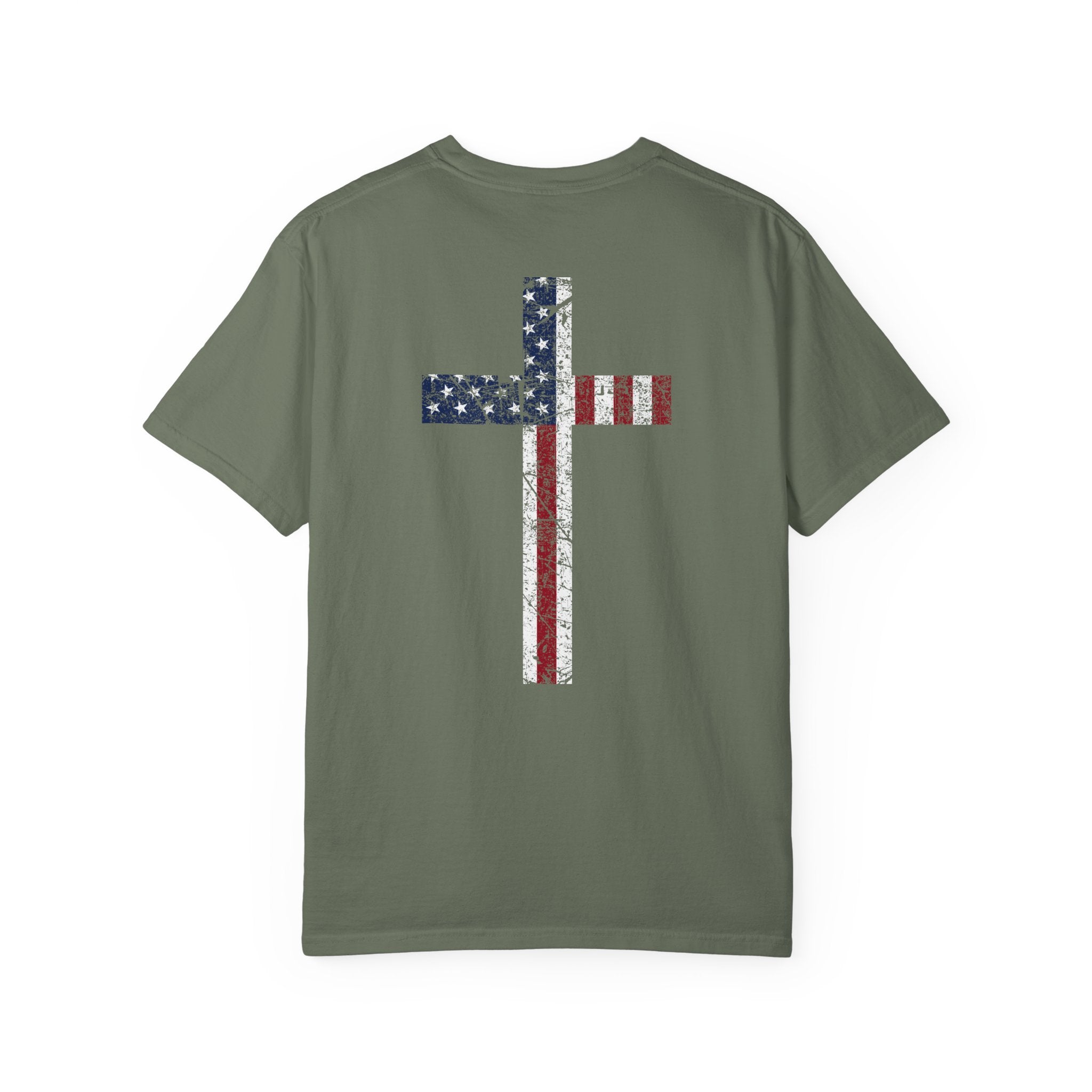 American Flag Cross Tee