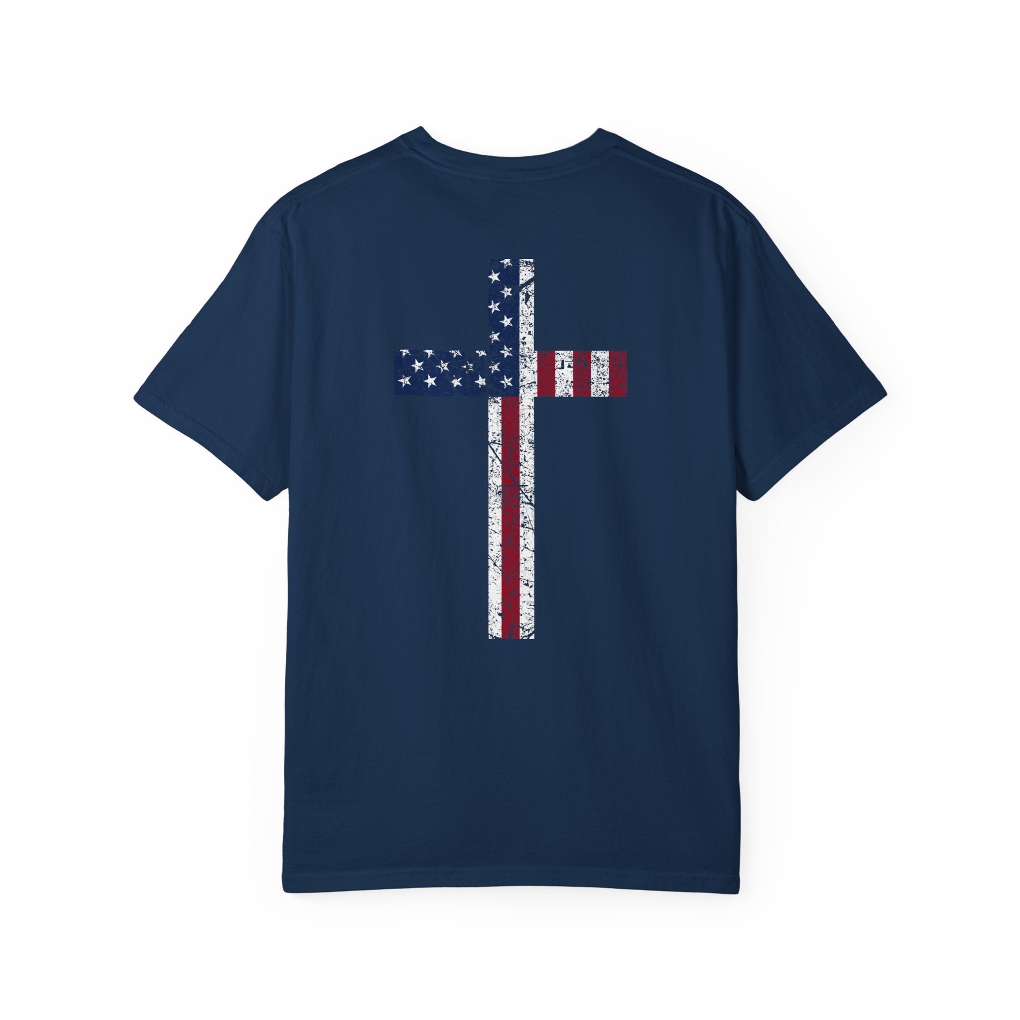 American Flag Cross Tee